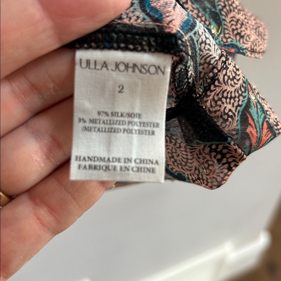 Ulla Johnson Marilyn Top Coral Floral - Picture 4 of 11